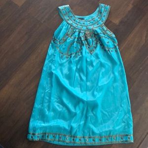 Nicola Bertti teal dress